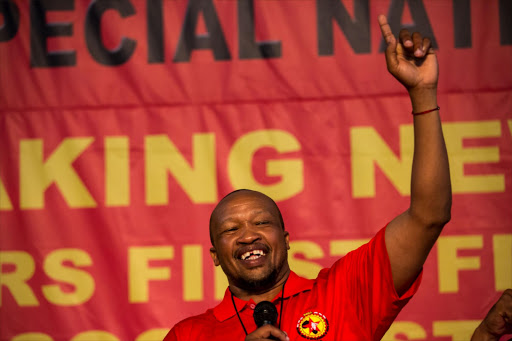 Numsa secretary-general, Irvin Jim during the National Conference at the Birchwood hotel on December 17, 2013 in Boksburg, South Africa. File photo.