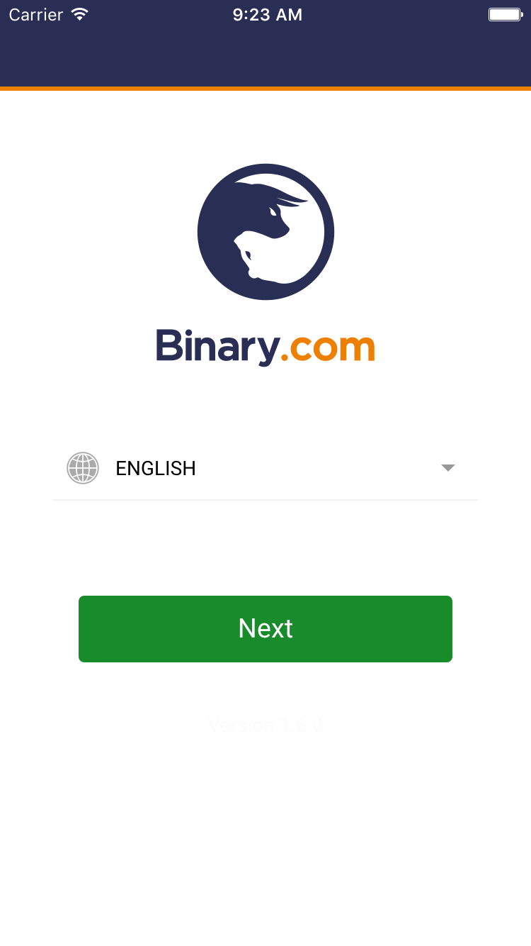 Android application Binary.com Tick Trade (Beta) screenshort