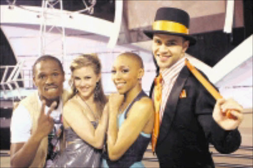 HEATED CONTEST: Thabiso, Kim, Elizma and Ashley emerged as South Africa's favourite dancers but only one of them will be crowned the winner during the So You Think You Can Dance grand finale on Saturday. Pic. Unknwon