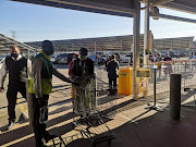 A few cheers when Makro in Springfield, Durban, opened its door at its liquor outlet just after 9am.