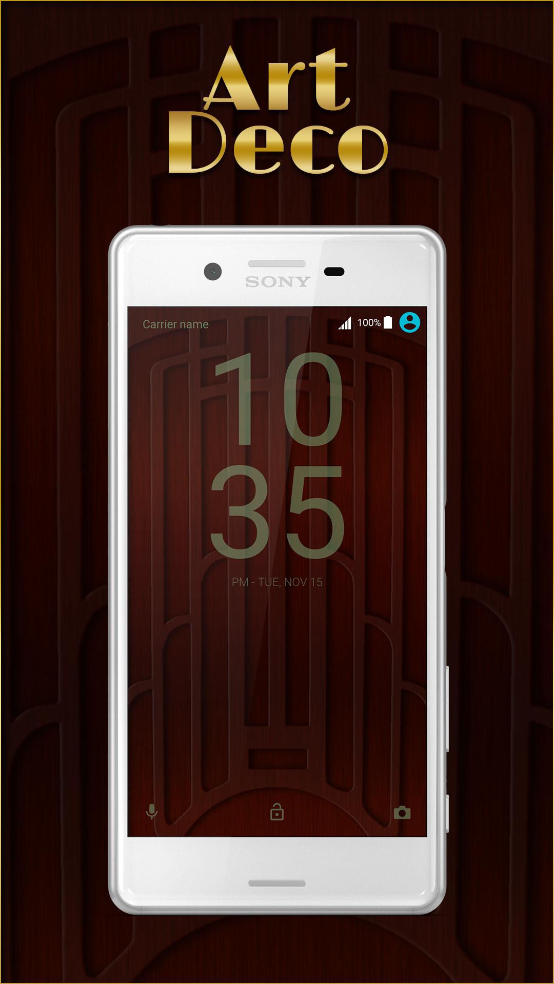 Android application XPERIA™ Art Deco Theme screenshort