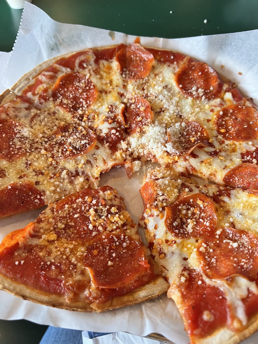 Gluten Free Pepperoni Pizza