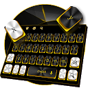 ダウンロード Black Gold Keyboard をインストールする 最新 APK ダウンローダ