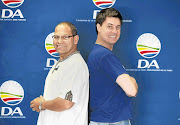 GOING HEAD TO HEAD: DA candidates John Moodey and Ian Ollis Picture: SIMPHIWE NKWALI