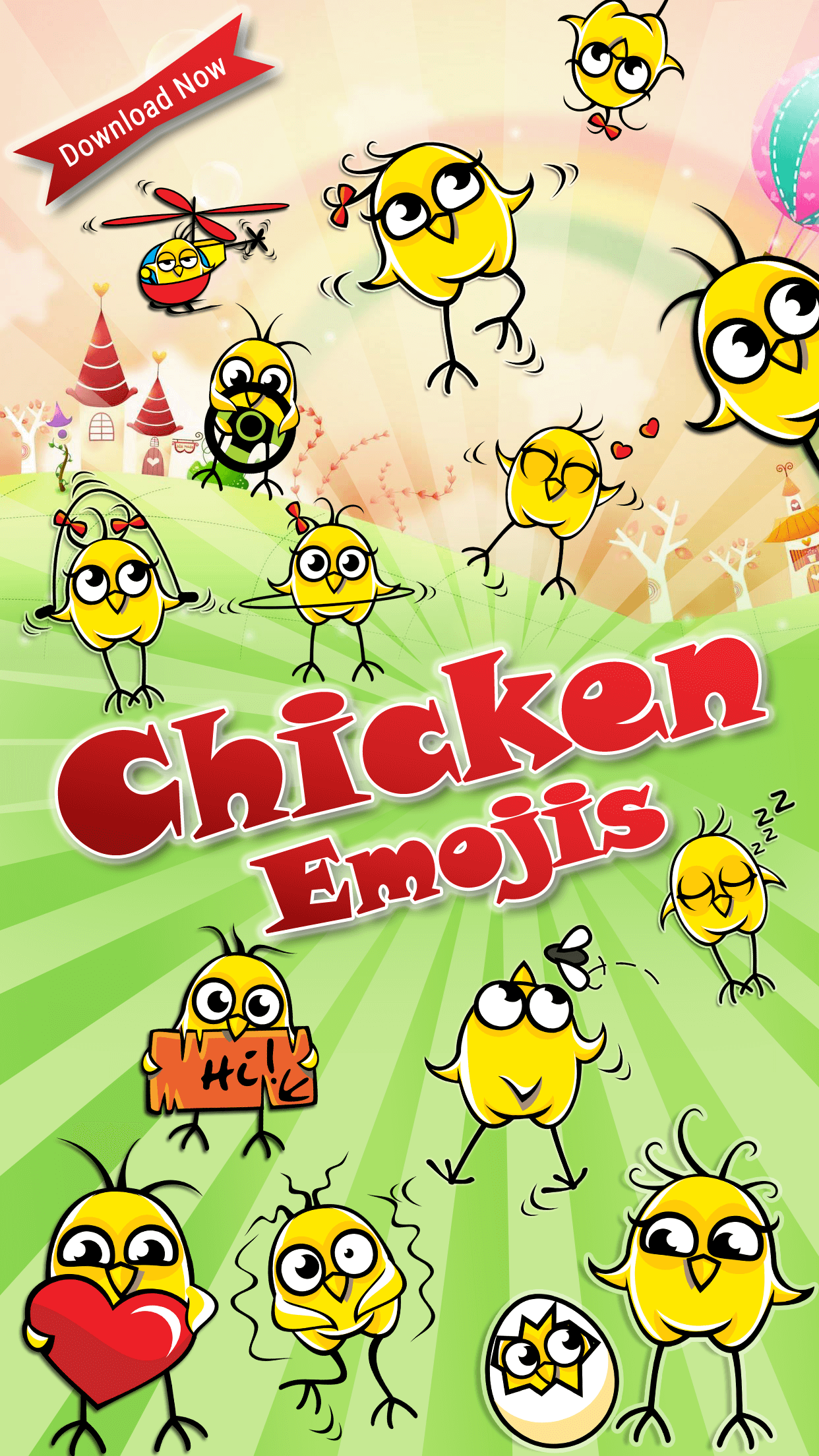 Android application Chicken Emojis screenshort