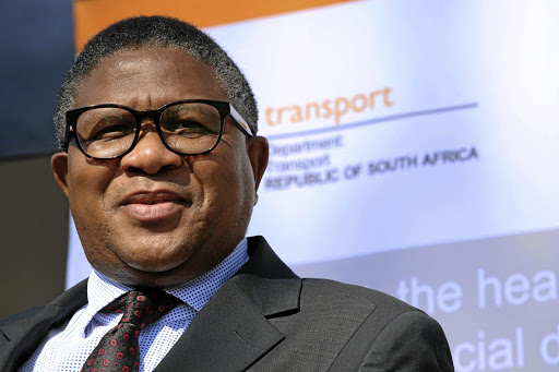 Fikile Mbalula said trains would run only in July.