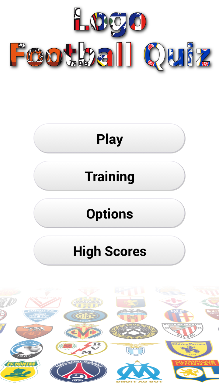 Android application Logo Football Club Quiz screenshort