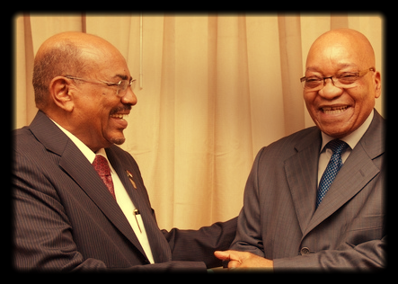 Omar al-Bashir and Jacob Zuma. Picture: GCIS