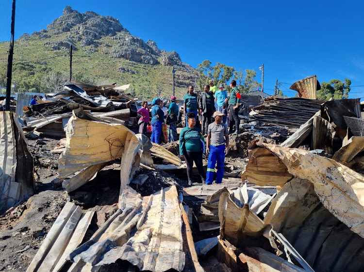 Yet another fire ripped through Imizamo Yethu settlement with Gift of the Givers on hand to help, asking when government will provide proper housing.