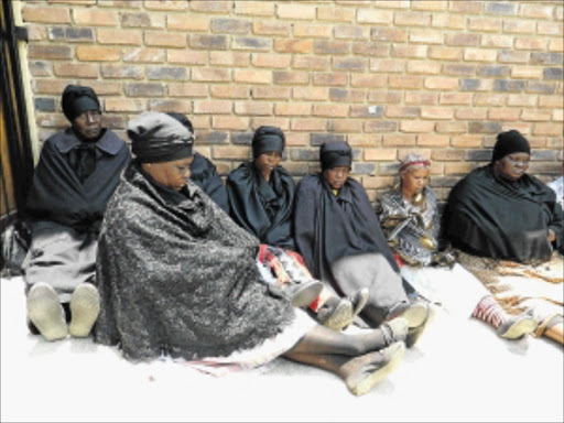 UNITED IN GRIEF: Some of the widows who attended the Widows Forum at the Kabokweni Community Hall in Mpumalanga. The forum seeks to identify problems widows face on a daily basis and to give them a platform to talk about their challenges Photos: Sibongile Mashaba