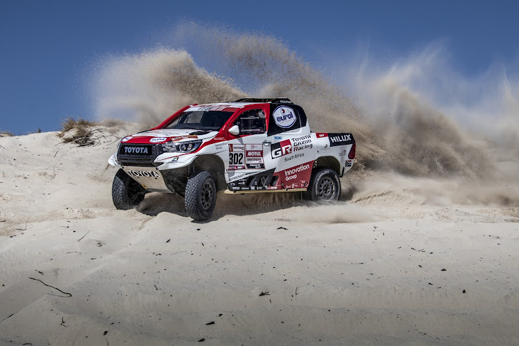 Toyota Gazoo Racing SA’s three-car team will take the latest evolution of the Toyota Hilux to South America. Picture: SUPPLIED