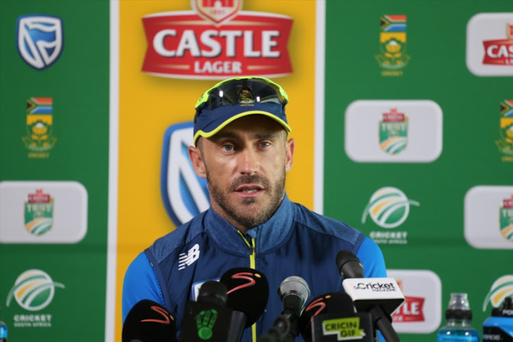 South African captain Faf du Plessis during day 4 of the 2nd Castle Lager Test match between South Africa and Pakistan at PPC Newlands on January 06, 2019 in Cape Town, South Africa.