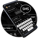 ダウンロード Black White SMS Keyboard Theme をインストールする 最新 APK ダウンローダ