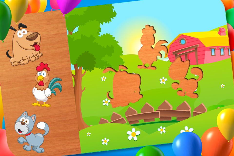 Android application Animal Puzzle - Smart Baby screenshort