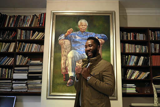 Ndaba Mandela's new book, ' Going to the Mountain: Lessons from my Grandfather, Nelson Mandela', relates the relationship between the world icon and his grandson Ndaba./ ALON SKUY