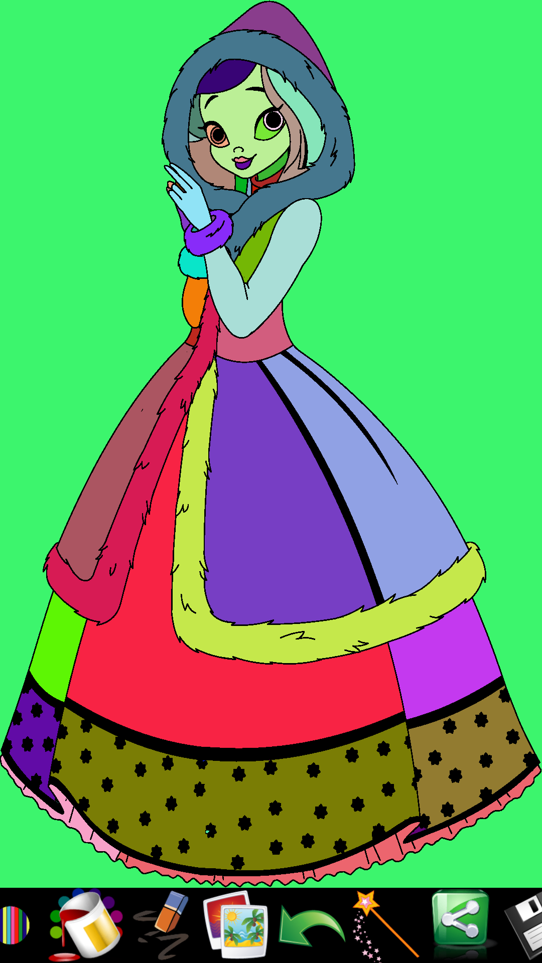Android application Coloring Pages for kids 2 Pro screenshort