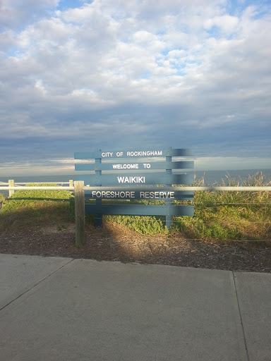 Welcome To Waikiki Reserve Foreshore