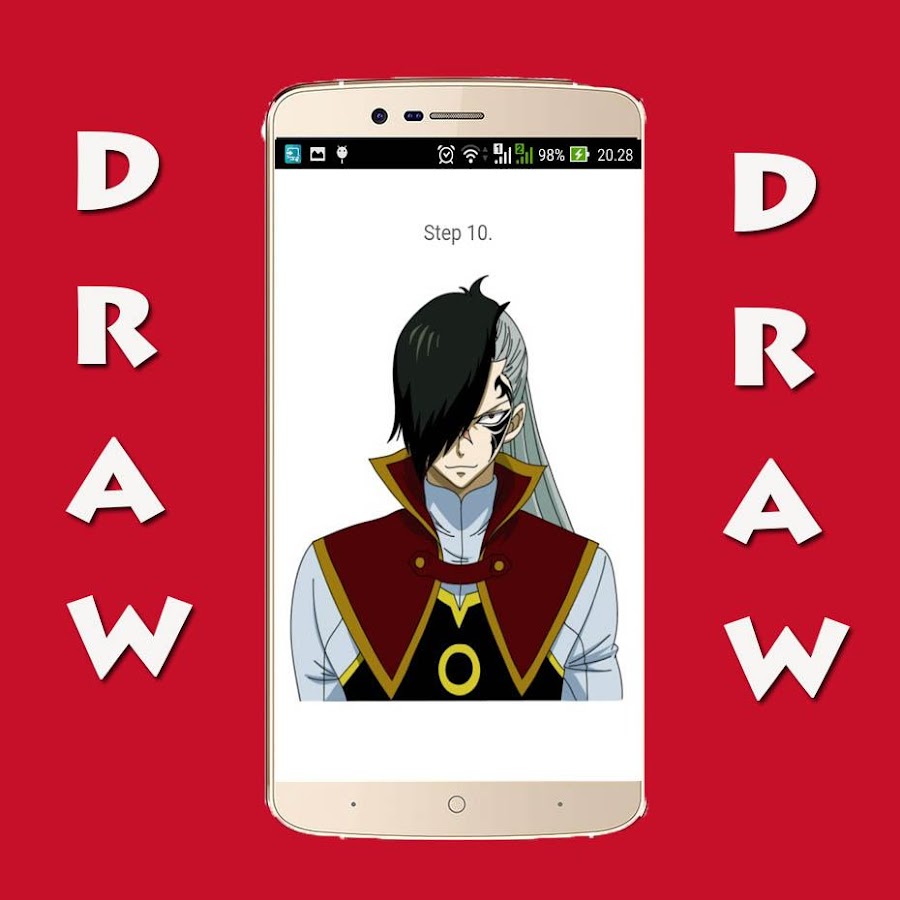 Как рисовать Fairy Tail DC — приложение на Android