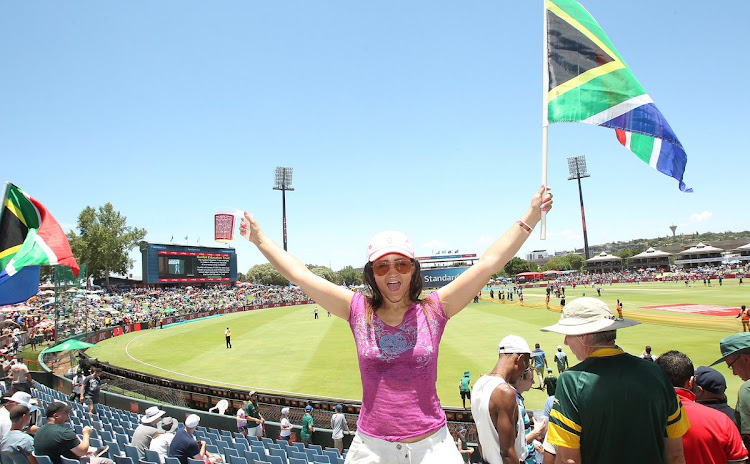 SA fans having a great time at SuperSport Park in Centurion. Picture: CRICKET SA/TWITTER