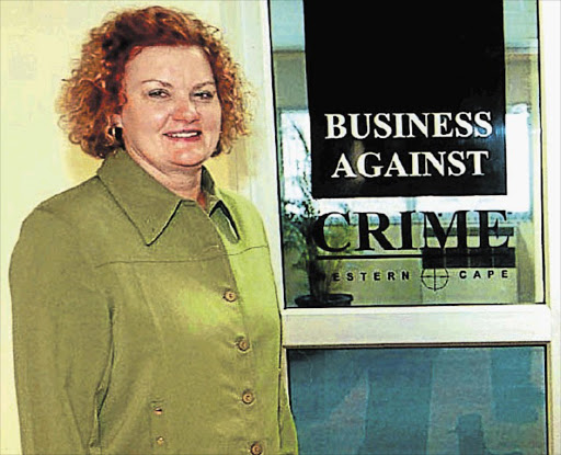 Annelie Rabie at the time she was appointed managing director of Business Against Crime