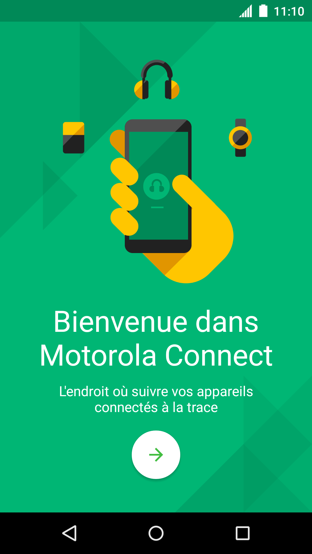Android application Motorola Connect screenshort