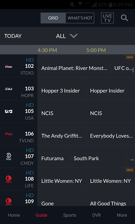 DISH Anywhere Android Apps on Google Play