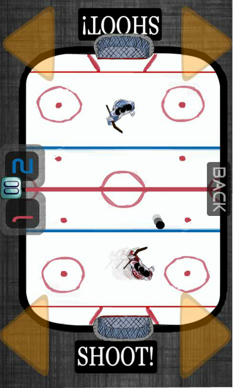 Android application 2 Player Hockey screenshort