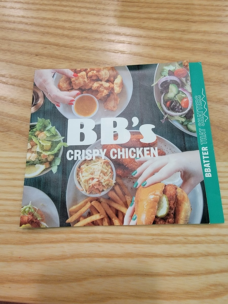 Gluten-Free at BB's Crispy Chicken