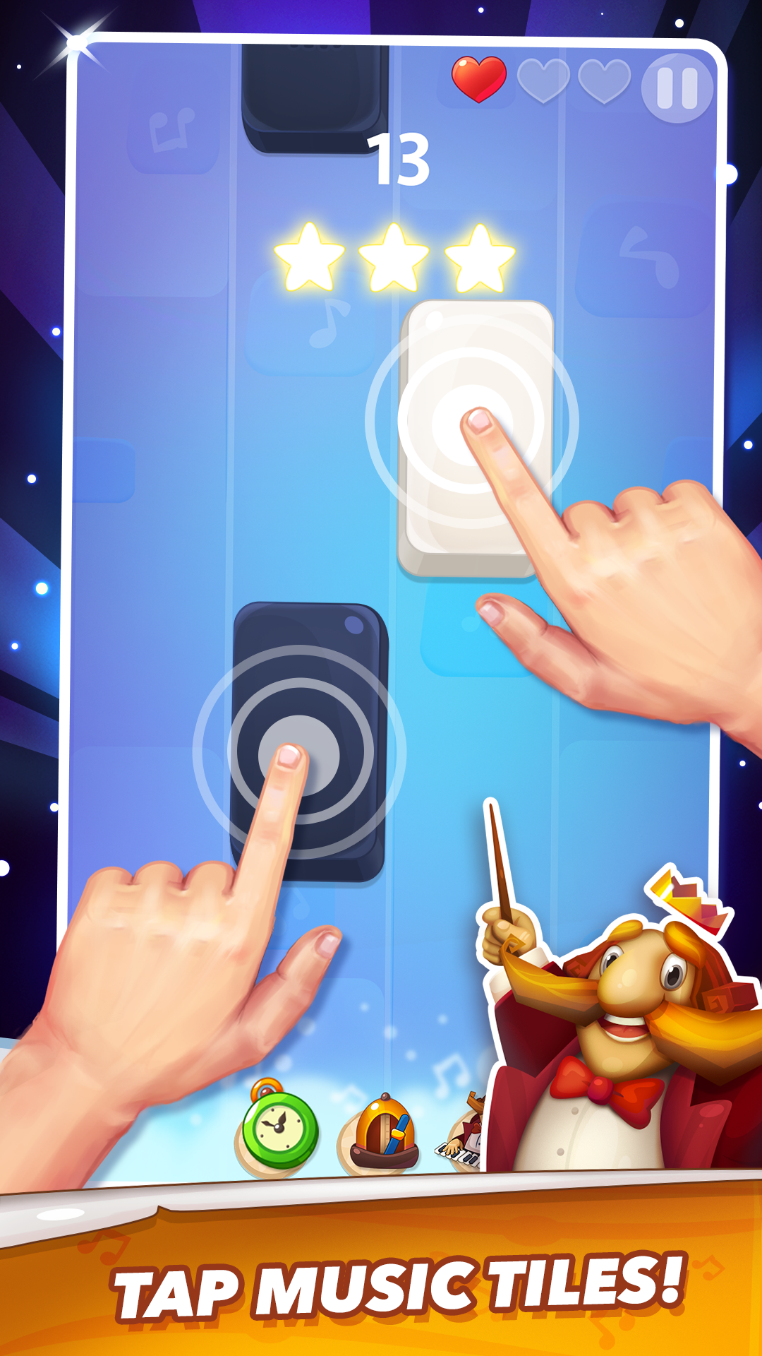 Android application Piano Tales - Tap music tiles screenshort