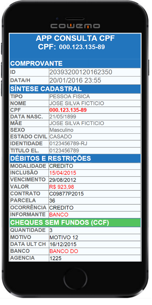 Android application CONSULTA CPF COMPLETA R$9,99 screenshort