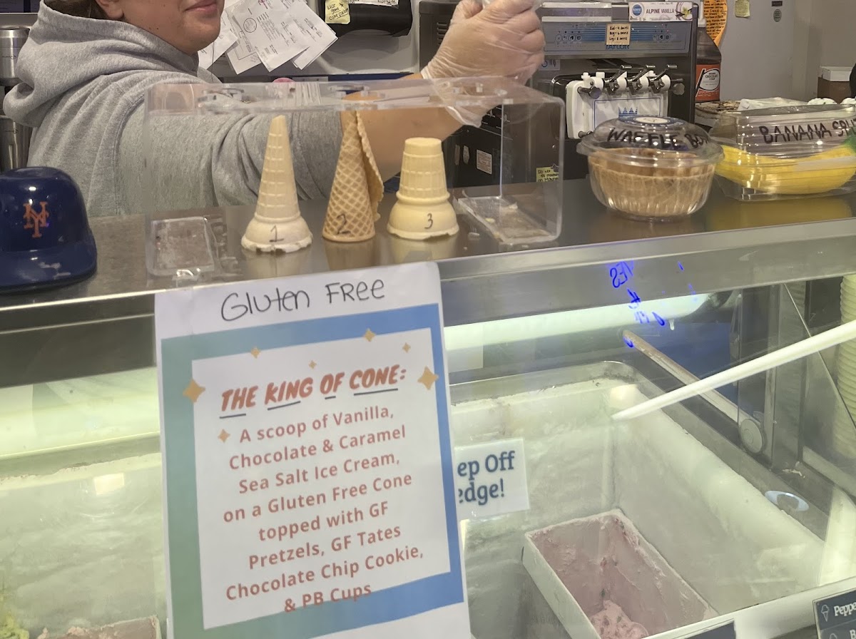 Gluten-Free at Longford's Own-Made Ice Cream