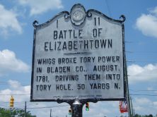 Whigs broke Tory power in Bladen Co., August, 1781, driving them into Tory Hole, 50 yards N.Plaque via North Carolina Highway Historical Marker Program, and is used with their permission. Full...
