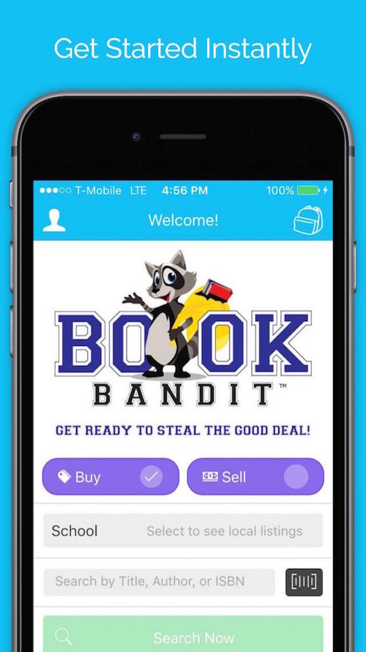 Android application BookBandit screenshort
