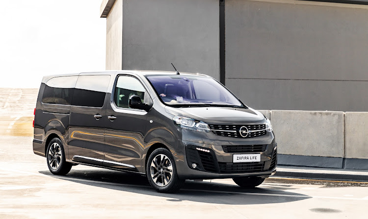 The new Zafira Life is one of the largest mini buses in the class. Picture: SUPPLIED