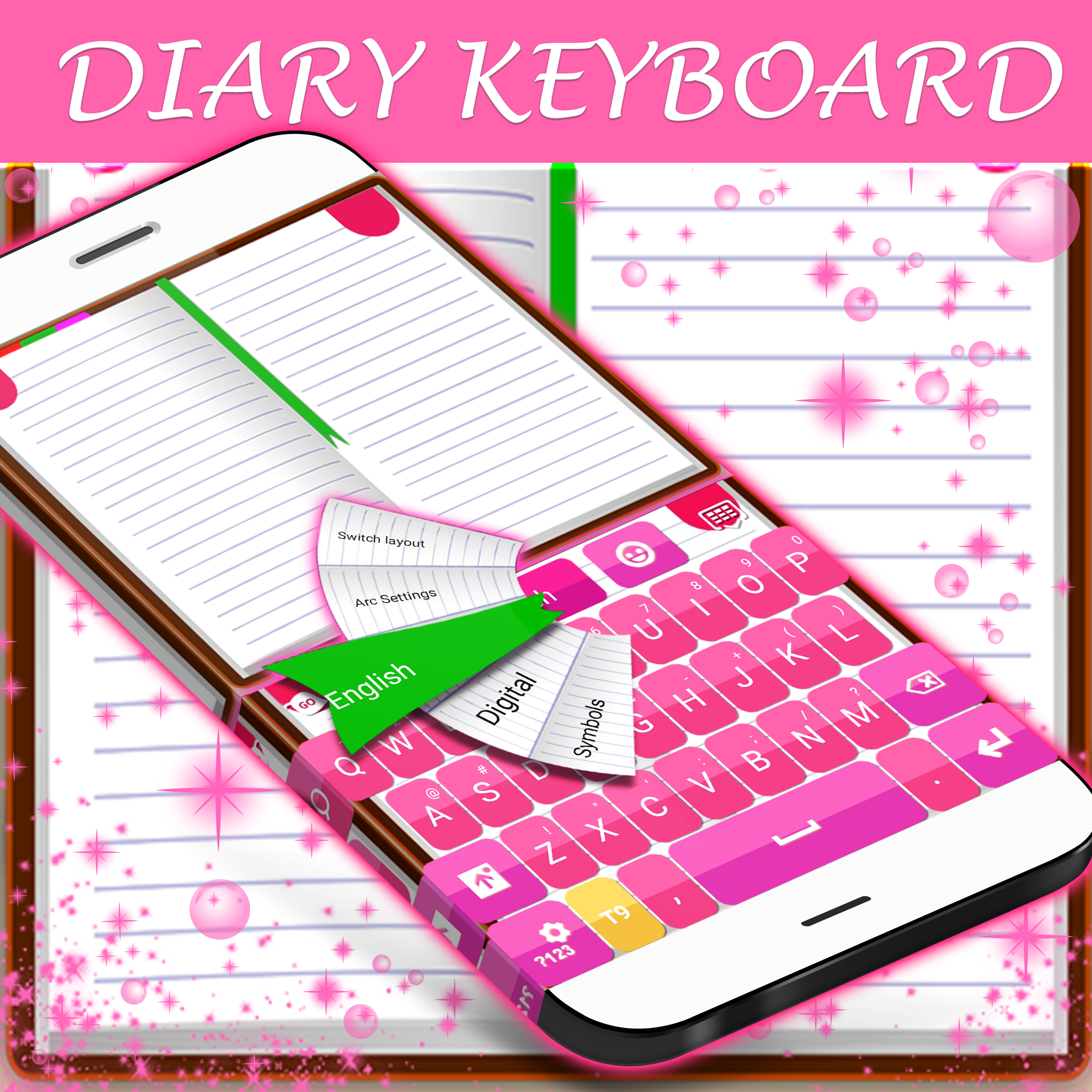 Android application Diary Keyboard screenshort