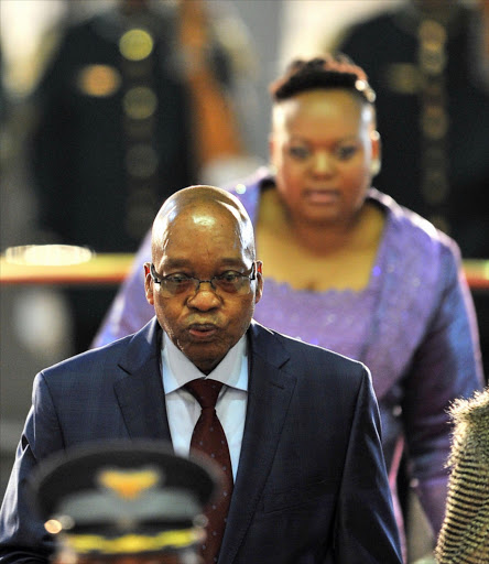 President Jacob Zuma and First Lady Nompulelo Ntuli-Zuma. Picture Credit: Gallo Images