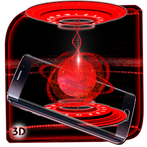 Download 3D Red Energy Reactor Theme For PC Windows and Mac