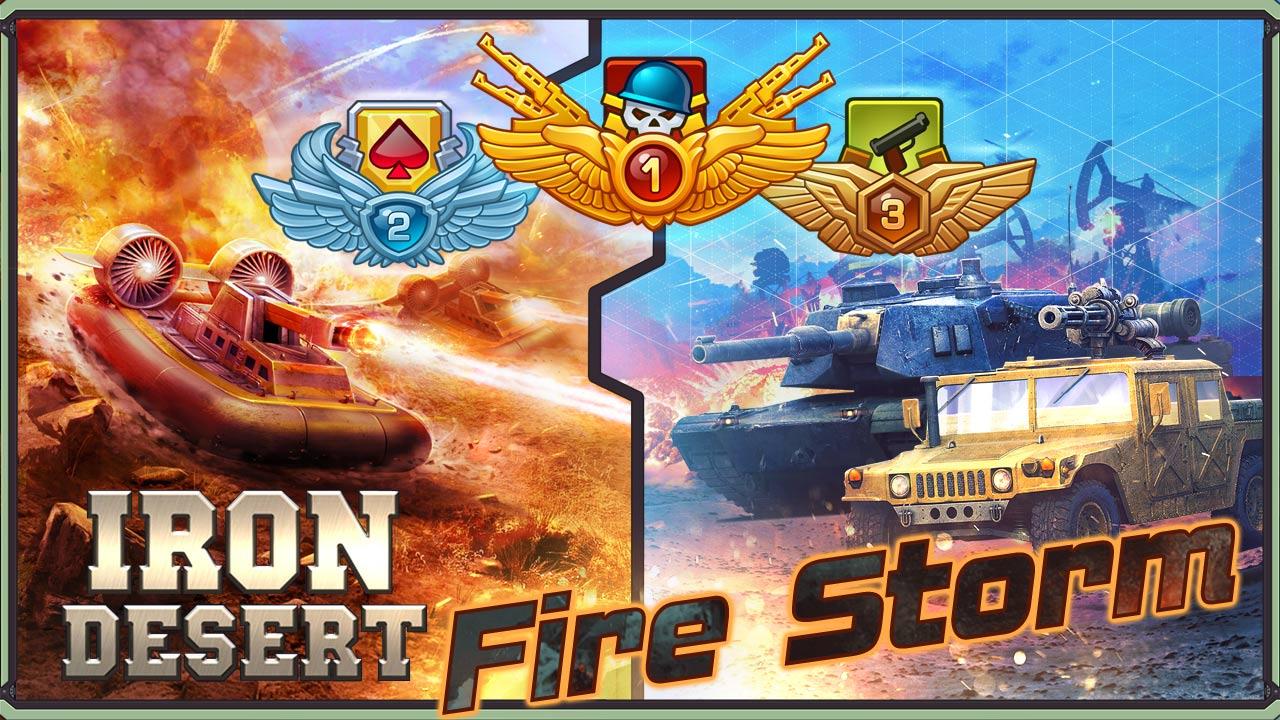 Android application Iron Desert - Fire Storm screenshort