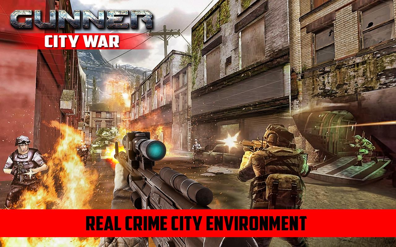 Android application Gunner City War screenshort