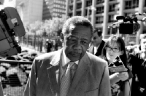 More allegations: Former police commissioner Jackie Selebi arrives at the Johannesburg high court yesterday. Pic: Peter Mogaki. 07/10/2009. © Sowetan.