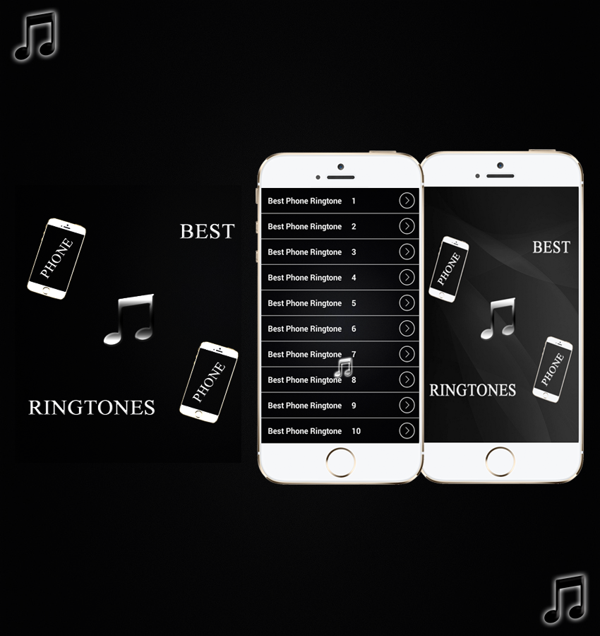 Android application Best Phone Ringtones screenshort