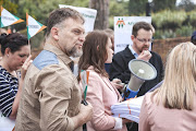 Steve Hofmeyr participated in AfriForum's convoy to the Union Buildings on 26 April 2017.