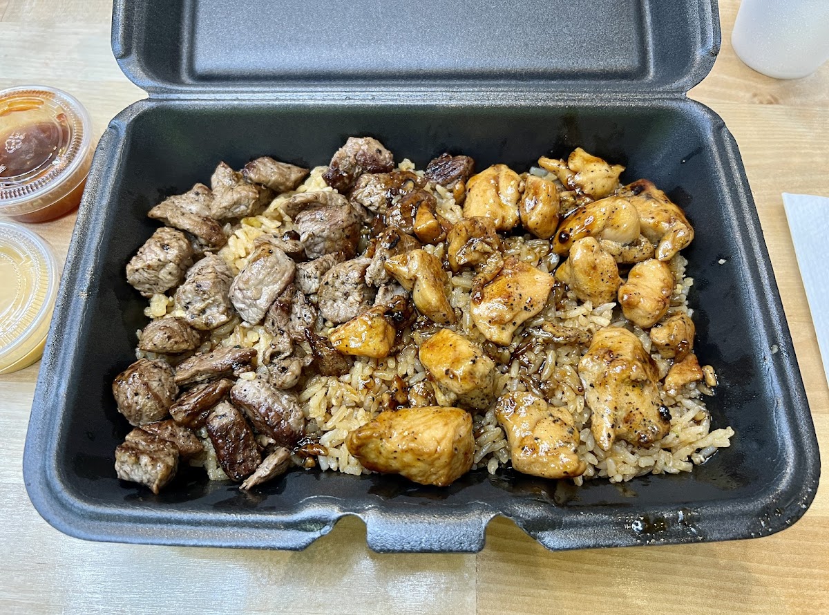 Chicken & Steak Combo with Fried Rice
