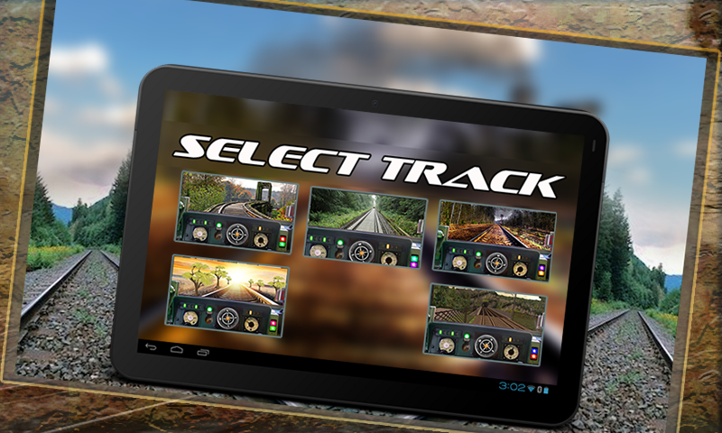 Android application Train driving Simulator free screenshort