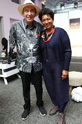 Judge Albie Sachs and his wife Vanessa September at the Sunday Times Literary Awards. 
