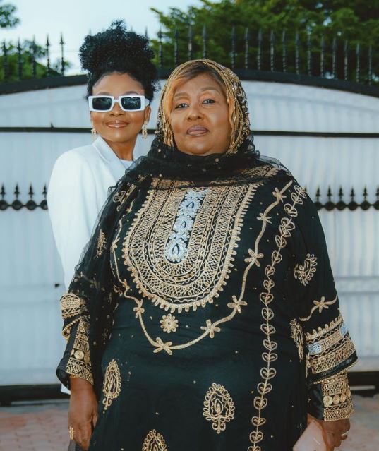 Khadija Kopa and her daughter Zuchu
