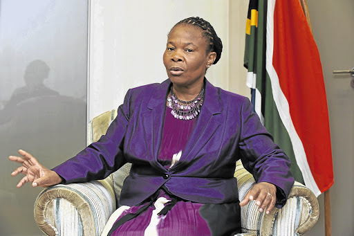 IN HIS CORNER: Mineral Resources Minister Susan Shabangu has endorsed the new Anglo CEO