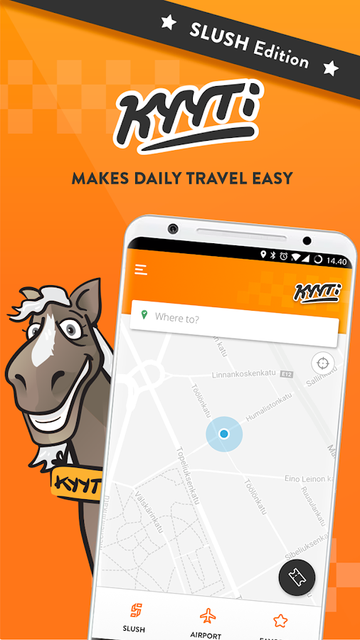 Kyyti Rideshare — приложение на Android