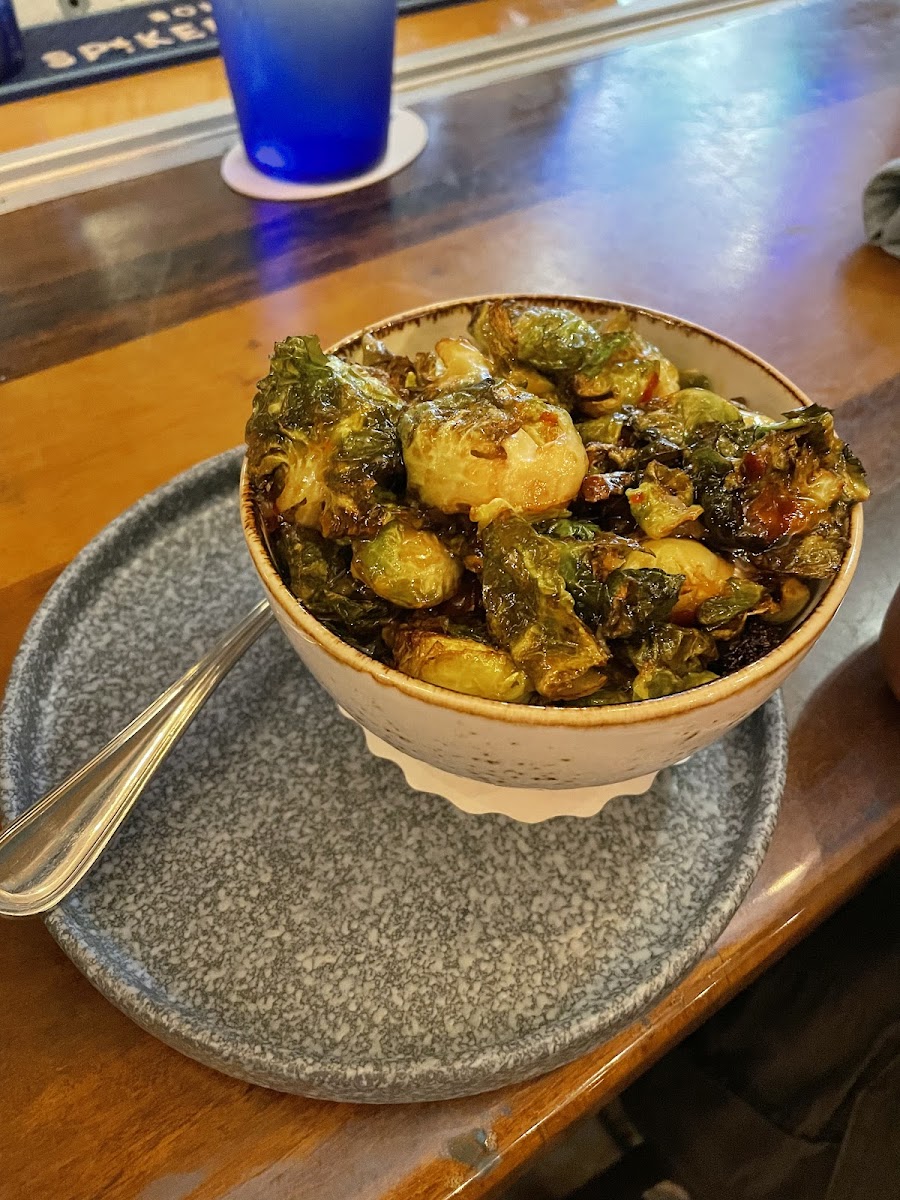 Brussel sprout GF appetizer was delicious