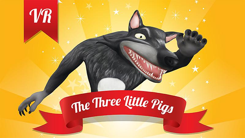 Android application VR-ThreeLittlePigs-Wolf screenshort